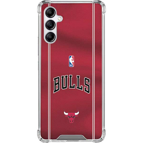 NBA Chicago Bulls Jersey Galaxy A15 5G Clear Case